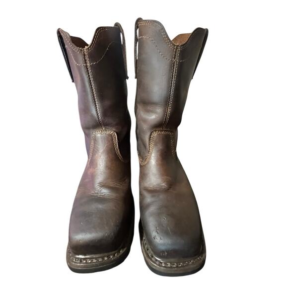 Caterpillar Wellston Pull On Steel Toe Mens Brown Work & Safety Boots Size 10 D main image 9
